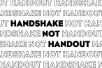 Featured Image of Handshake Not Handout